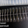 Накладные ногти гелевые типсы для наращивания Стилет прозрачные 240 шт