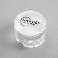 Штамп Swanky Stamping силиконовый, прозрачный, круглый 4 см